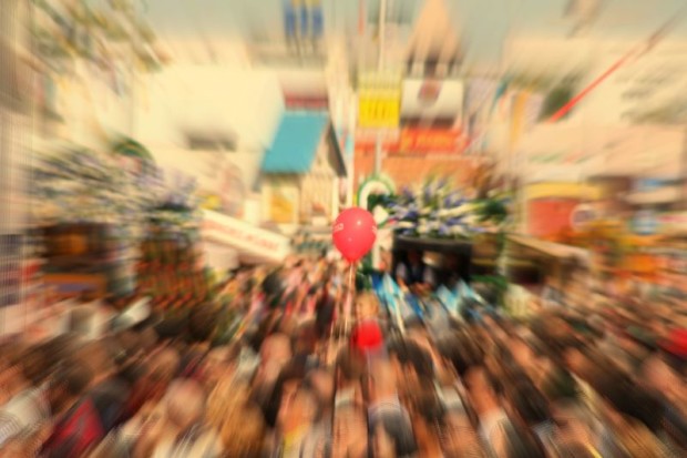 Ballon auf der Wiesn