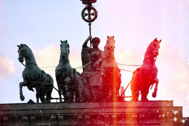 Brandenburger Tor mit Effekten