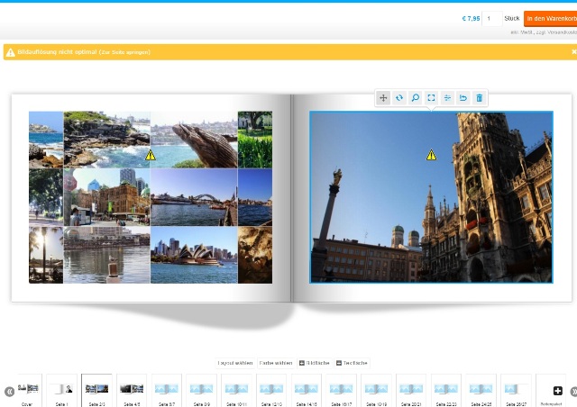 Pixum Fotobuch gestalten