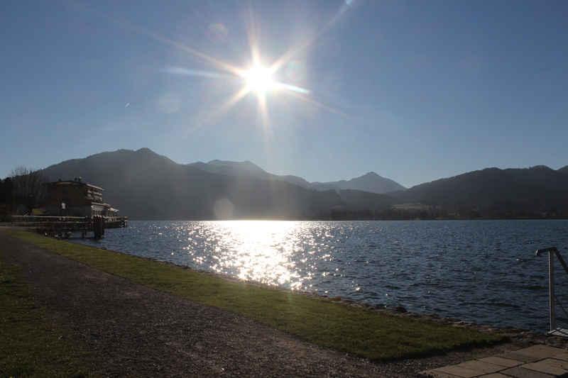 Tegernsee bei Sonnenschein