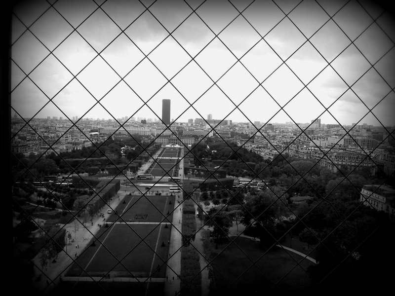 auf dem Eiffelturm